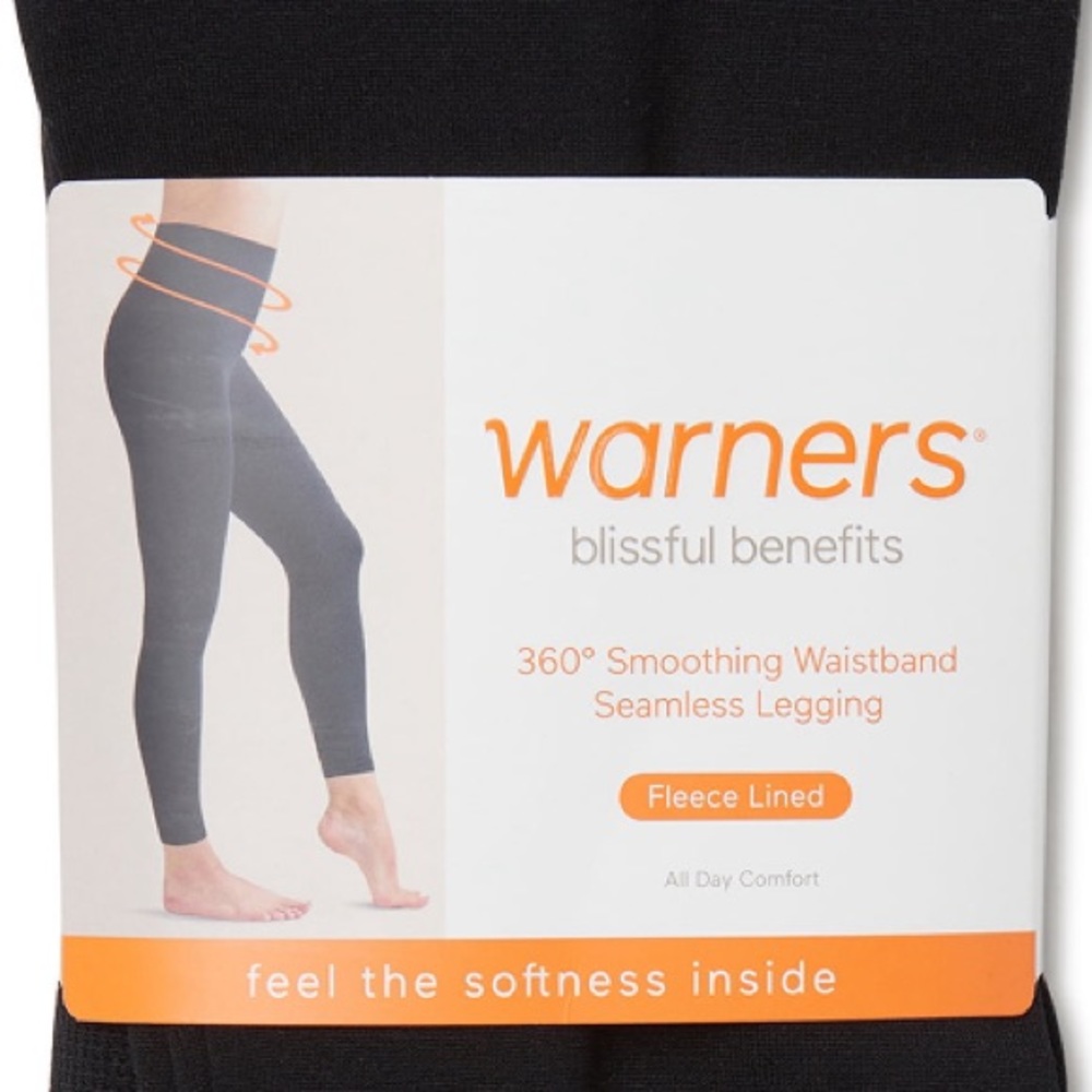 NWT Warner’s blissful benefits  fleece back tights size XS (4-6)